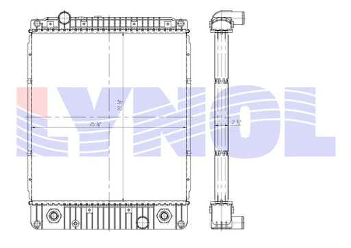 2010 Freightliner Stepvan / Parcel Delivery MBE 900 6.4L Radiator LR2200-069
