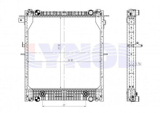 2008 Freightliner M2 106 ISC 8.3L Radiator LR2200-072