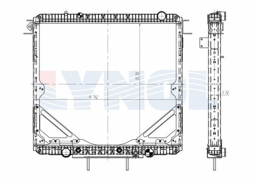 2017 Freightliner 114SD DD13 12.8L Radiator LR2200-074