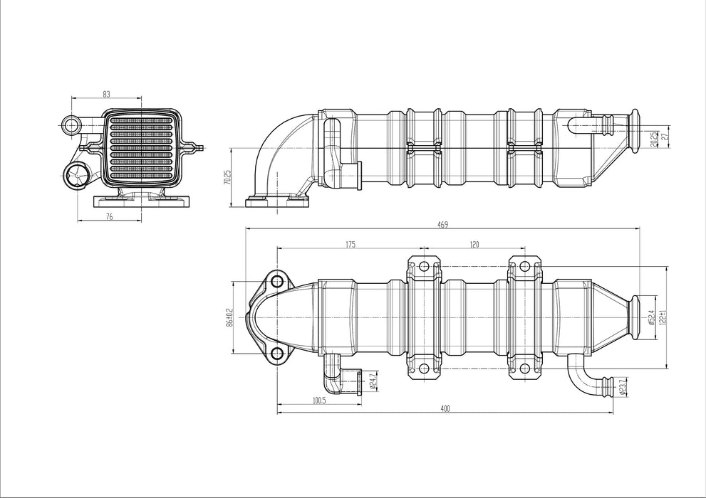 2020 Ram 2500 Cummins ISB 6.7L EGR Cooler
