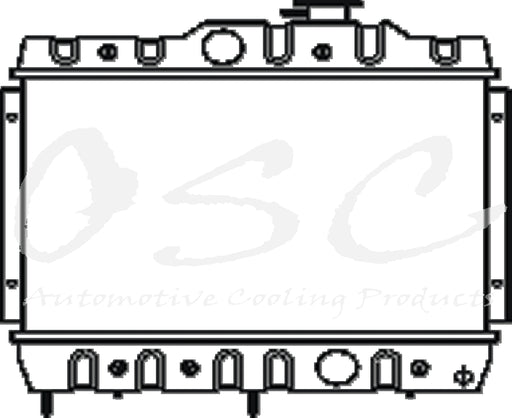 1987 Toyota Tercel 1.5L L4 Radiator - Automatic