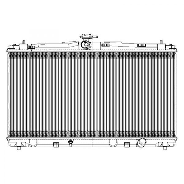 2017 Toyota Camry XLE 3.5L V6 Radiator - Automatic