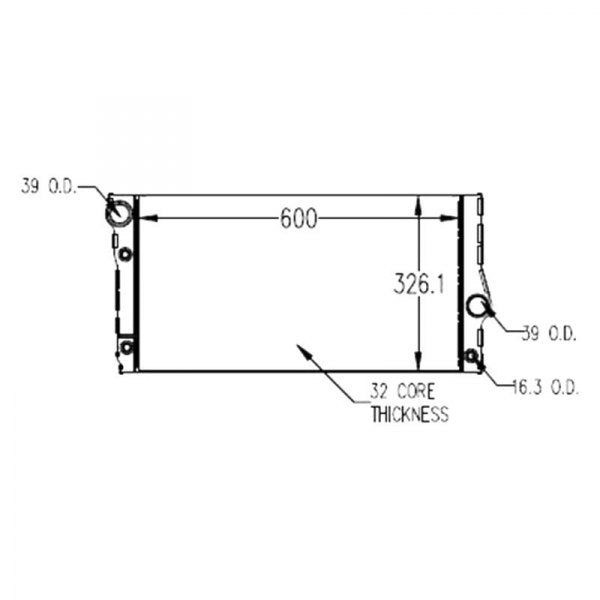 2012 BMW 535i  3.0L L6 Radiator - Turbocharged, Sedan, Automatic