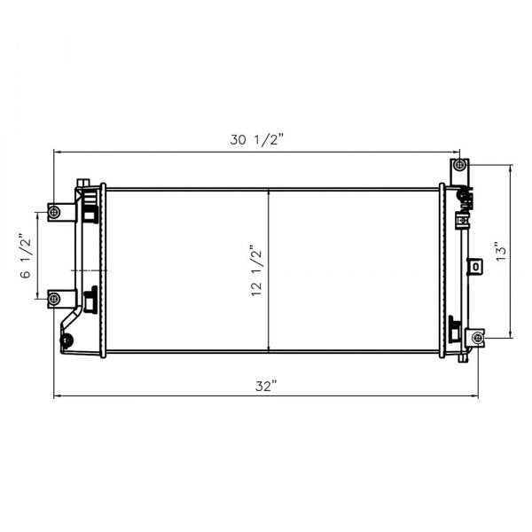 2014 Nissan Leaf  L  Radiator - Automatic