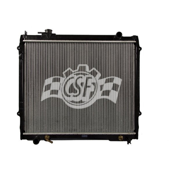 MotoKing Aluminum Radiator For Toyota Tacoma 2.7L L4 & 4.0L V6 2005-2015 (AT/MT) – 2-Row, Bolt-On