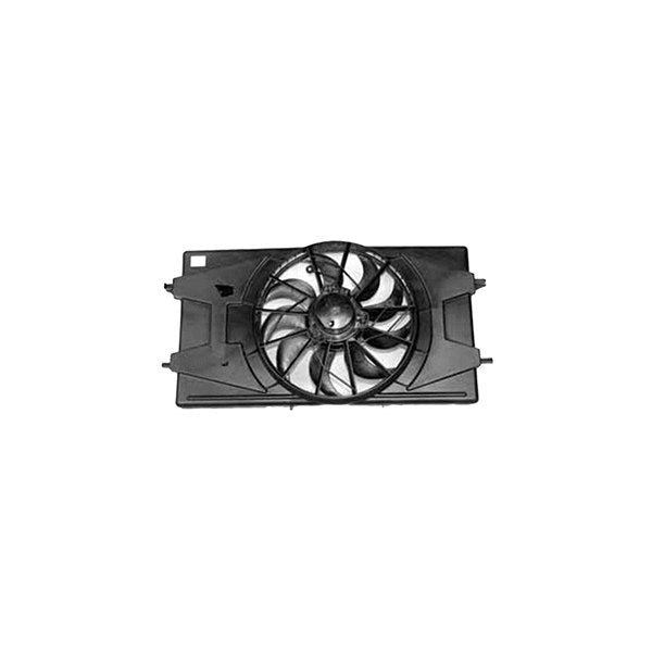 2004 Saturn Ion 2.2L L4 2004 Saturn Ion 2.2L L4 Dual Radiator And Condenser Fan Assembly - Fleetside TYC620900 - Fleetside TYC620900_18065 black cooling fan and shroud for radiator and condenser, compatible with cars and trucks.